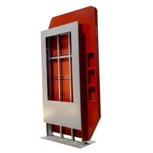 Caja de luz de metal grande para piso exterior personalizada