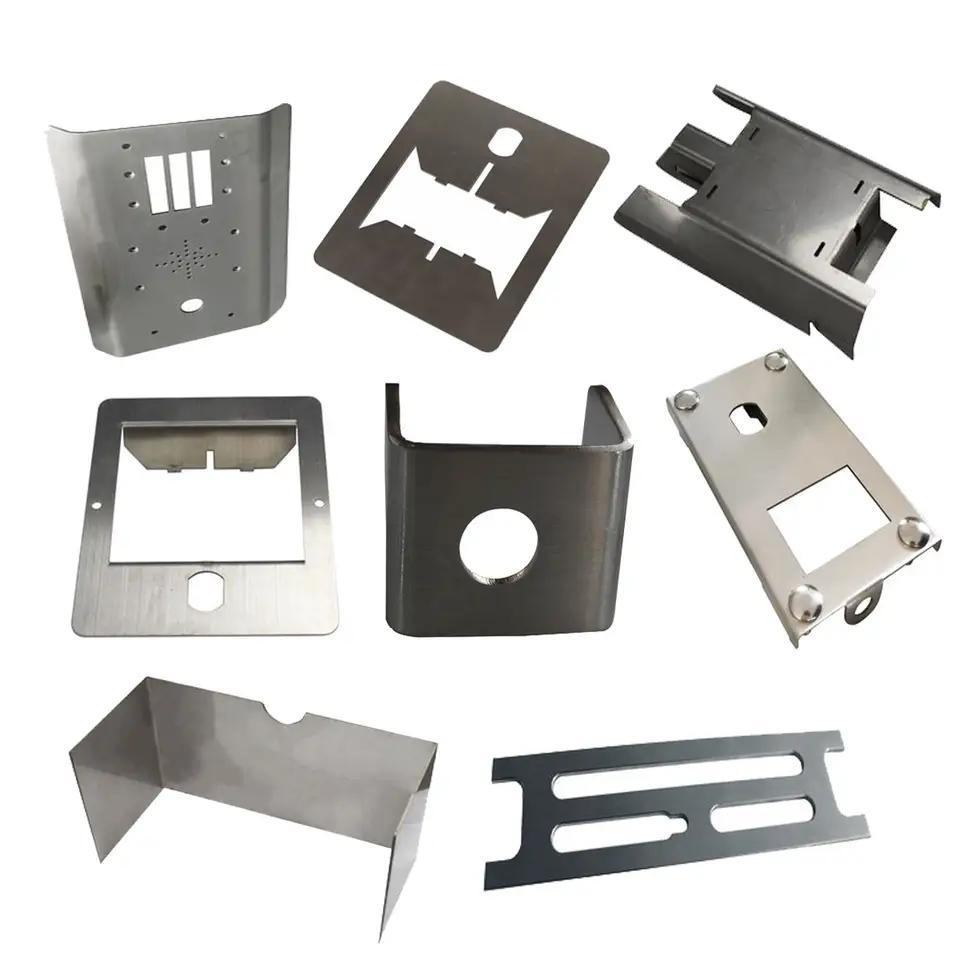  Piezas de chapa de acero Fabricación de chapa de doblez de soldadura personalizada