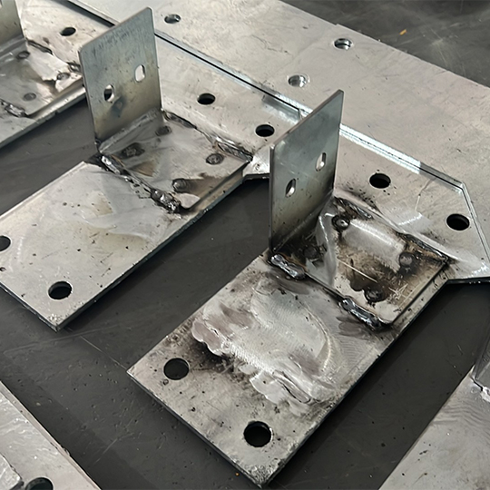 Soporte pesado de soldadura de metal de acero de fabricación de metal personalizado