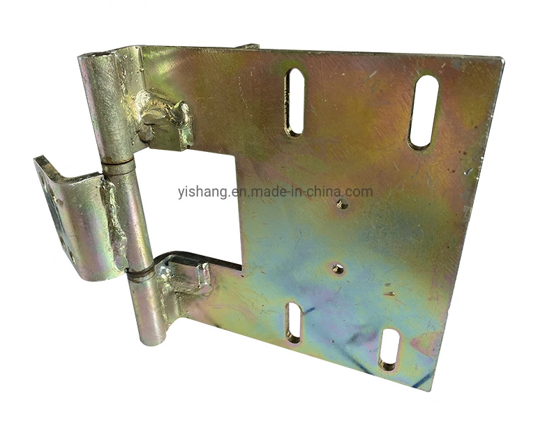 Pieza galvanizada grande de la soldadura del corte del soporte de la soldadura de la bisagra de puerta del metal 