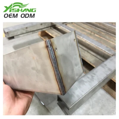 Soporte de metal de soldadura de acero inoxidable cepillado 304 de fabricación de metal personalizado