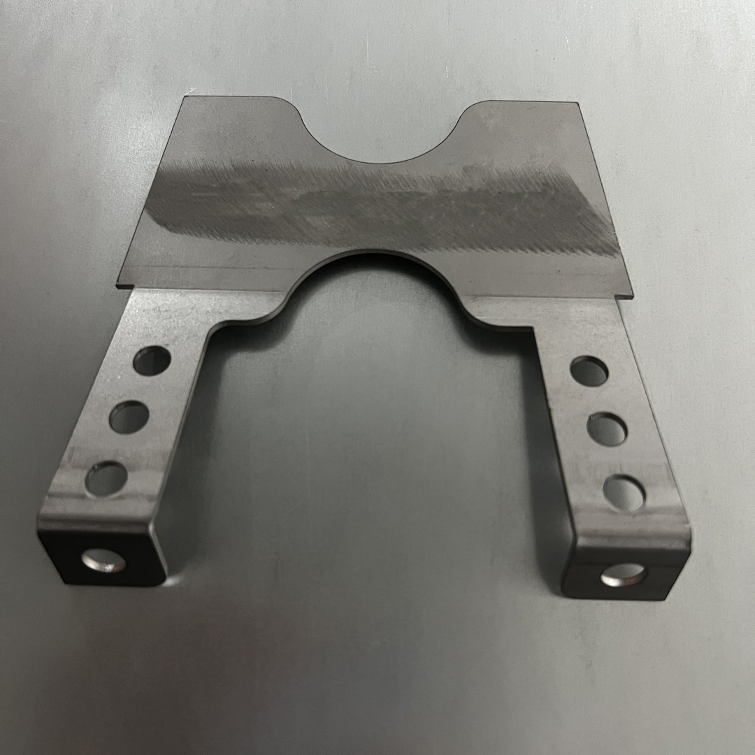 Soporte de soporte de barandilla de escalera de acero de metal dividido mini de fabricación de metal personalizado