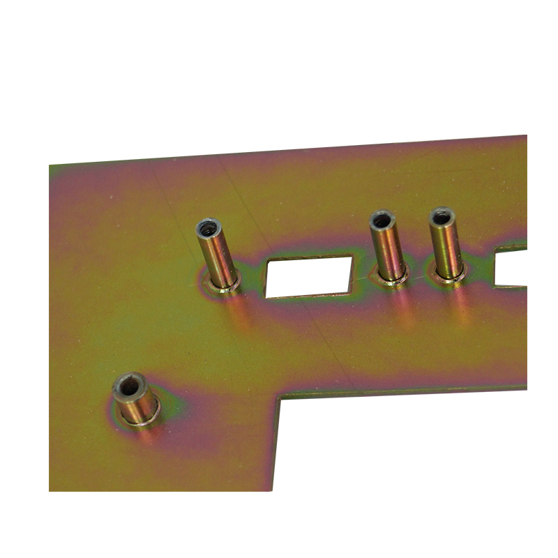 Piezas de estampado de metal de acero de corte por láser de zinc de color galvanizado